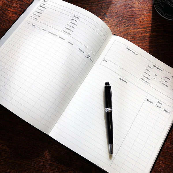 Personalised Luxury Hand Bound Leather Log Book