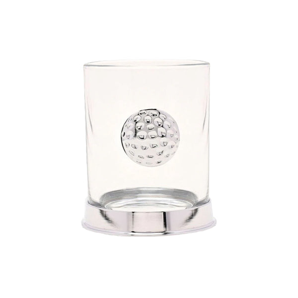 Personalised Golf Pewter Whisky Glass
