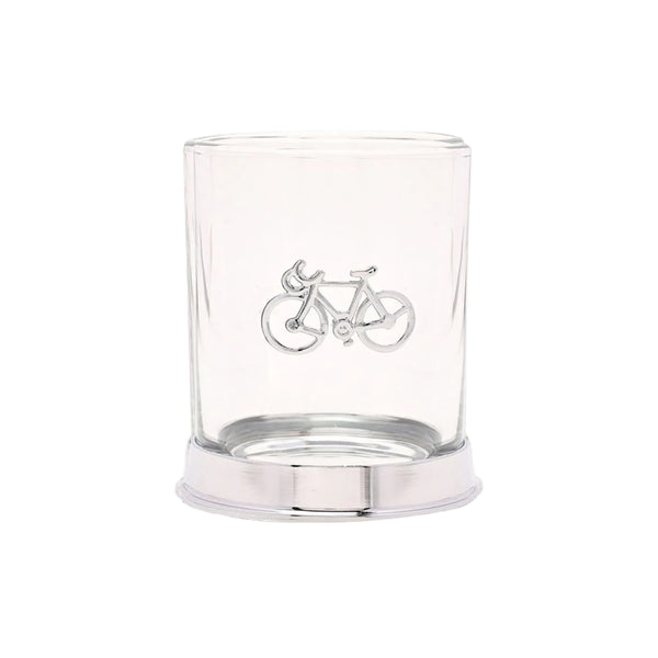 Personalised Cycling Icon Pewter Tumbler
