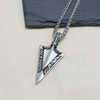 Personalised Men's Stainless Steel Tribal Arrowhead Necklace