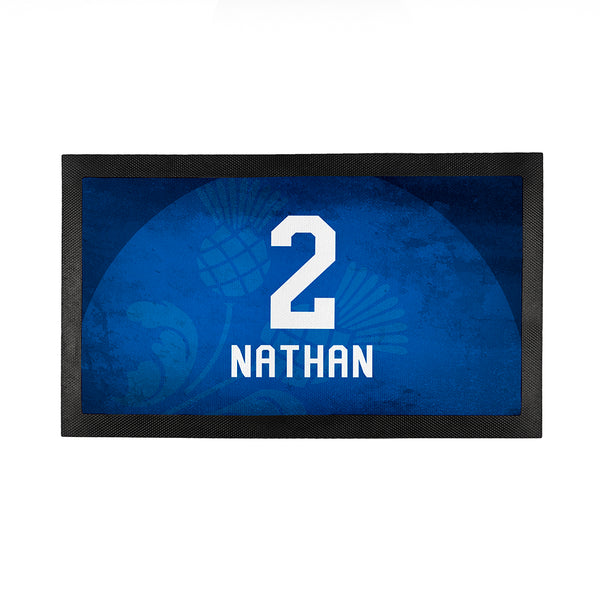 Personalised Scotland Football Bar Mat