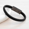 Personalised Men's Secret Message USB Cable Bracelet