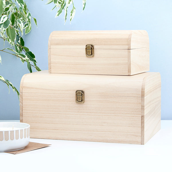Personalised Festive Forest Christmas Eve Keepsake Chest