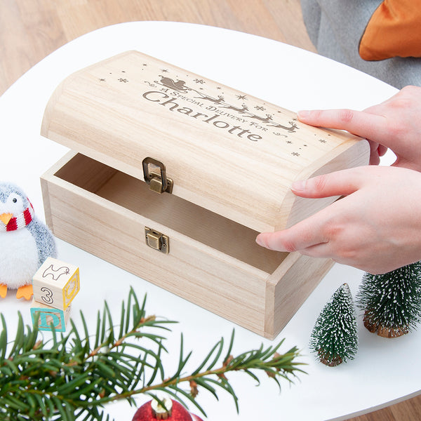 Personalised Santa's Special Delivery Christmas Eve Chest