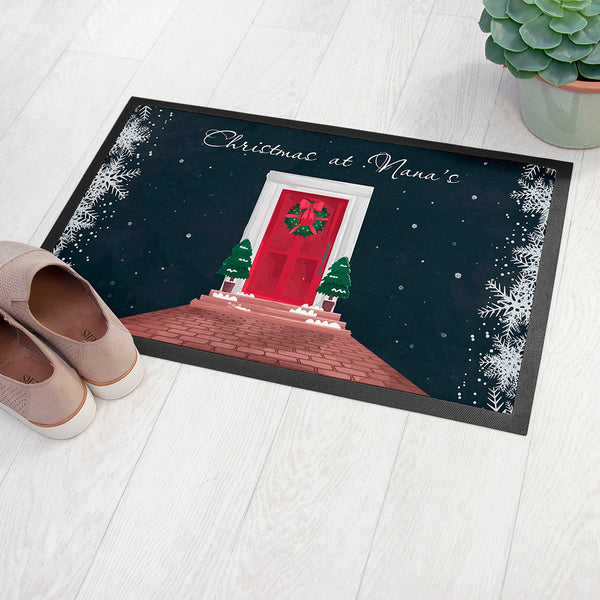 Personalised Festive Home Door Mat