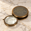 Personalised Traditional Traveller's Brass-Effect Magnifier