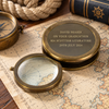 Personalised Traditional Traveller's Brass-Effect Magnifier