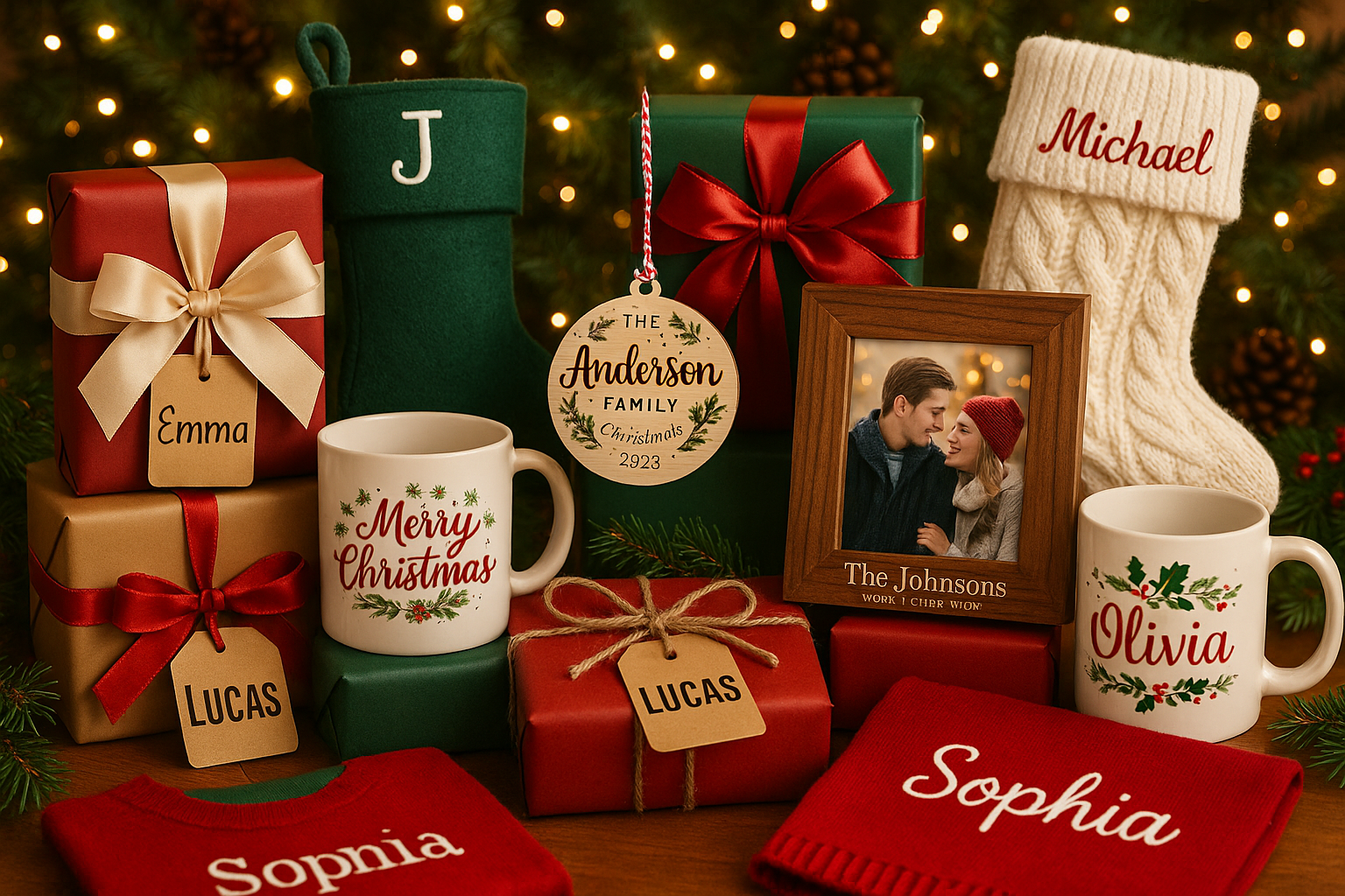 personalised Christmas gifts