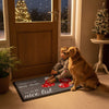 Personalised Festive Stockings Christmas Indoor Doormat