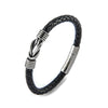Personalised Men's Infinity Knot Leather Bracelet