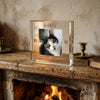 Personalised Pet Paw Prints Memorial Photo Upload Crystal Token