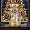 Personalised The Snowman Botanical LED Jar