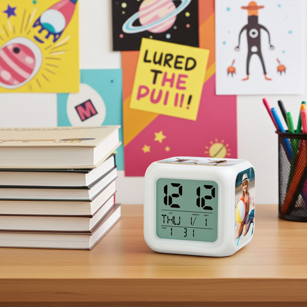 Personalised Photo Upload Digital Alarm Clock
