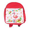 Personalised Girl's Flamingo Mini Rucksack