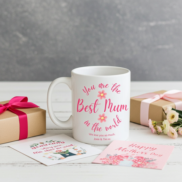 You are the Best Mum in the World Personalised Ceramic Mug