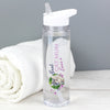 Best Ever Floral Photo Upload Water Bottle