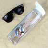 Best Ever Floral Photo Upload Water Bottle