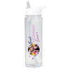Best Ever Floral Photo Upload Water Bottle