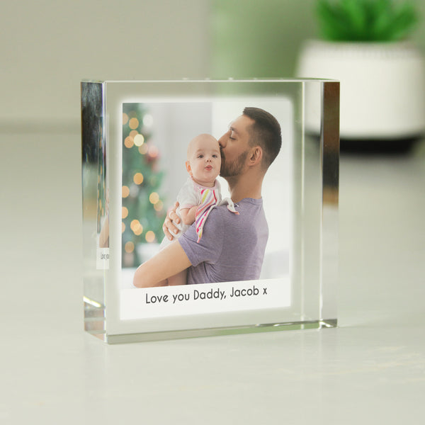 Personalised Photo Upload Crystal Token