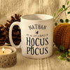 Personalised Halloween Hocus Pocus Ceramic Mug