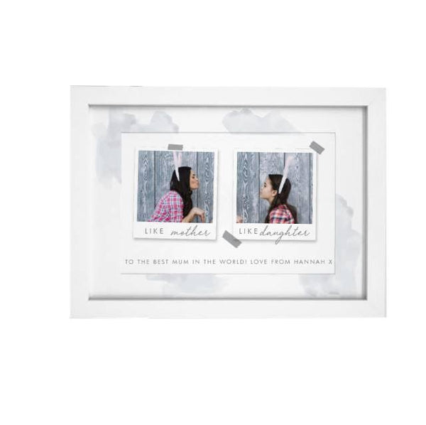 Like Polaroid Photo Upload A4 Framed Print - Shop Personalised Gifts