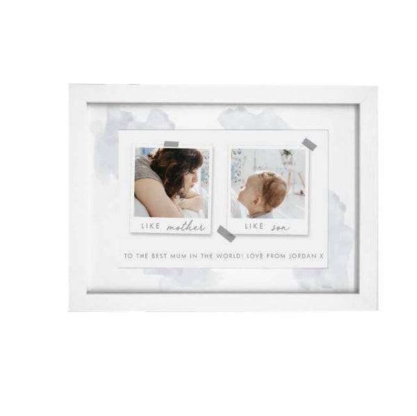 Like Polaroid Photo Upload A4 Framed Print - Shop Personalised Gifts
