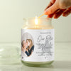 Personalised Star In Heaven Photo Upload Large Scented Jar Wax Candle