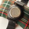 Personalised Men's Architect Minimalist Watch With Pitch Black Mesh Strap - Shop Personalised Gifts