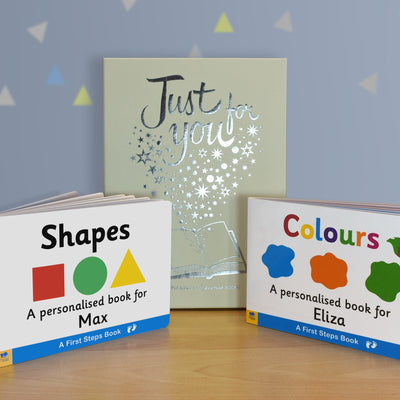 Colours and Shapes Children's Board Book Gift Set - Shop Personalised Gifts