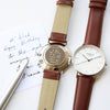 Handwriting EngravingMens Architect Zephyr Watch With Walnut Strap - Shop Personalised Gifts