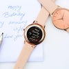 Own Handwriting Engraving Architēct Coral Ladies Watch + Light Pink Strap - Shop Personalised Gifts