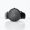 Personalised Men's Architect Watch With Jet Black Strap & Modern Font - Shop Personalised Gifts
