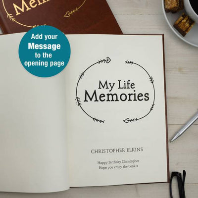 Personalised Lifetime Memory Book - Shop Personalised Gifts