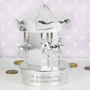 Personalised Silver Plated Carousel Money Box - Shop Personalised Gifts