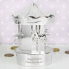 Personalised Silver Plated Carousel Money Box - Shop Personalised Gifts