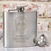 Personalised Sugar Skull Stainless Steel Hip Flask