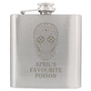 Personalised Sugar Skull Stainless Steel Hip Flask