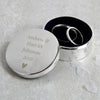 Personalised Round Ring Box - Shop Personalised Gifts