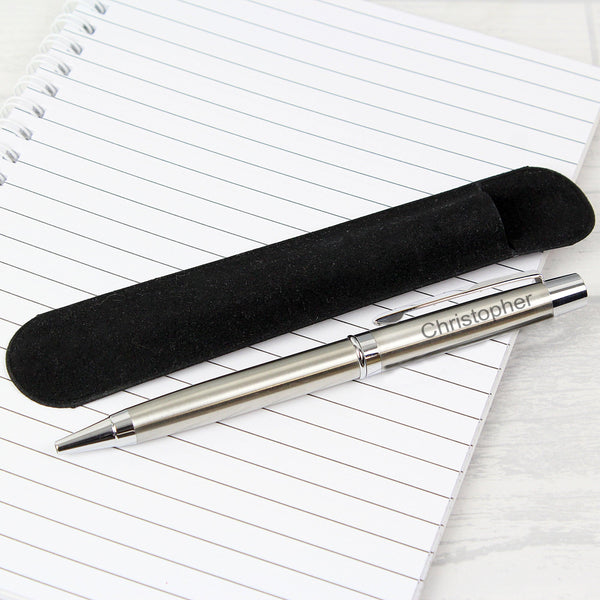 Personalised Classic Pen and Pouch Set - Shop Personalised Gifts