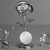 Personalised Swirls & Hearts Crystocraft Silver Plated Rose Ornament - Shop Personalised Gifts