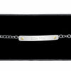 Personalised Sterling Silver and 9ct Gold Bar Bracelet - Shop Personalised Gifts
