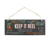 Personalised "Keep It Reel" Printed Hanging Slate Plaque - Shop Personalised Gifts