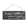 Personalised To the Moon and Back Hanging Slate Plaque - Shop Personalised Gifts