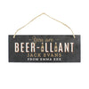 Personalised Beer-illiant Hanging Slate Plaque - Shop Personalised Gifts