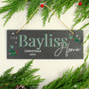 Personalised Christmas Hanging Slate Plaque - Shop Personalised Gifts
