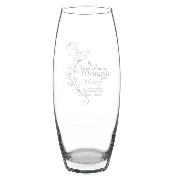 Personalised In Loving Memory Memorial Vase - Shop Personalised Gifts