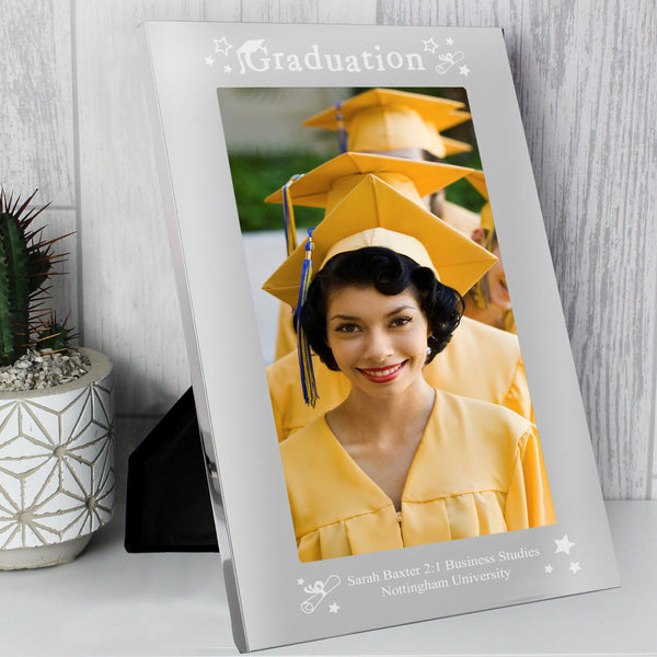 Personalised Graduation 5x7 Silver Photo Frame - Shop Personalised Gifts