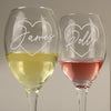Personalised Heart Name Wine Glass Set - Shop Personalised Gifts