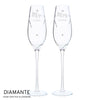 Personalised Hand Cut Mr & Mrs Pair of Flutes in Gift Box - Shop Personalised Gifts