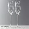 Personalised Hand Cut Heart Celebration Pair of Flutes with Gift Box - Shop Personalised Gifts